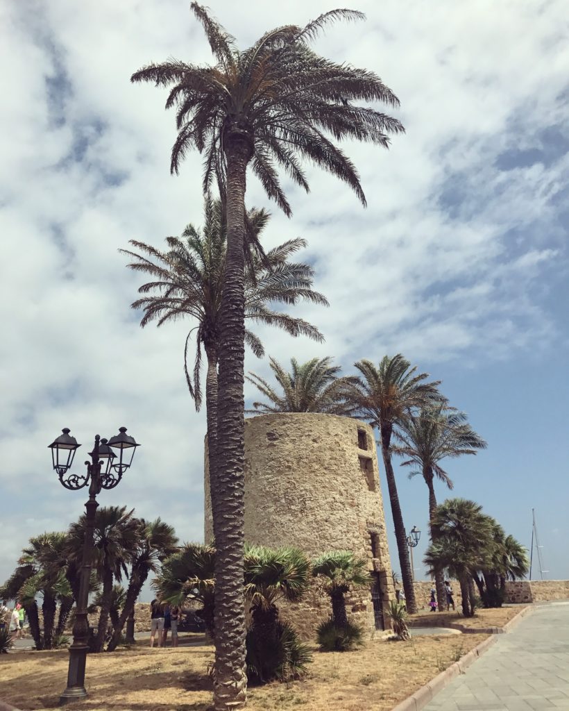 Die Promenade von Alghero